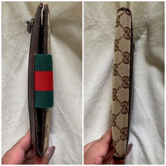 👑✅PRICE FIRM✅ AUTHENTIC Gucci Web Long Wallet - Picture 7 of 17